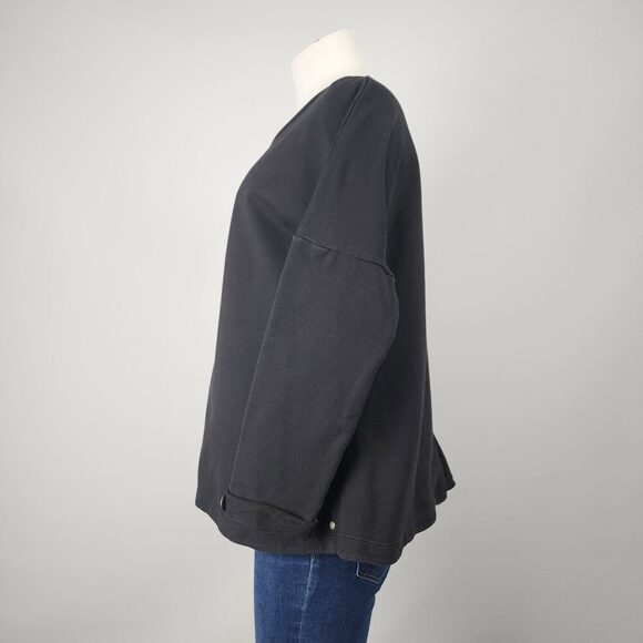 Neon Buddha Black Cotton A-Line Sweatshirt Top Size M - Picture 4 of 8